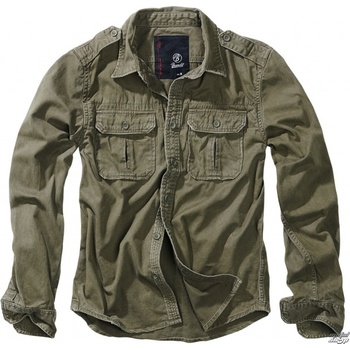 Brandit košile vintage shirt longsleeve olivová