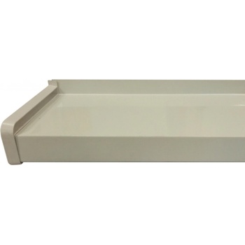 Bravo Parapet venkovní hliníkový bílý, 225x1200mm