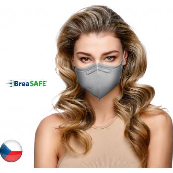 BreaSAFE Nanorespirátor FFP2 Znovupoužitelný bílý L