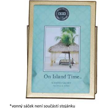 BridgeWater Kovový rámeček na vonné sáčky zlatý 17,5 x 12 cm