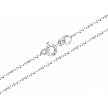 Brilio Silver Stříbrný kuličkový řetízek CN001W