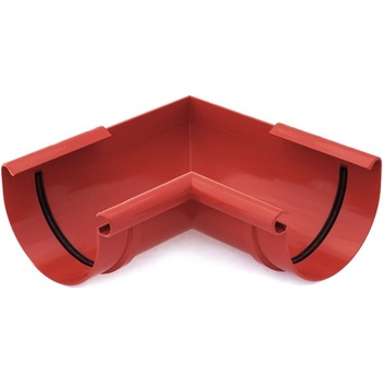 Bryza Roh žlabu vnitřní Ø 125 mm plast RAL 3011 červený