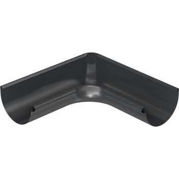 Bryza Roh žlabu vnitřní Ø 125 mm pozink RAL 7021 antracit