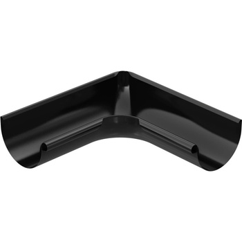 Bryza Roh žlabu vnitřní Ø 125 mm pozink RAL 9005 černý