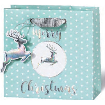 BSB Luxusní dárková papírová taška 36 x 26 x 14 cm Vánoční VDT 430 - A4