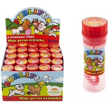 Bublifuk Moje první zvířátka s ovocnou vůní 50ml
