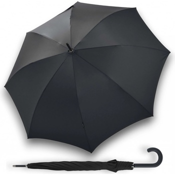 Bugatti Buddy Long pánský holový vystřelovací deštník černý