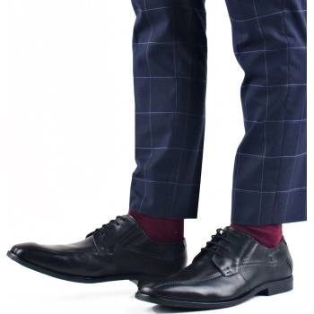 Bugatti komfortní společenské boty černé