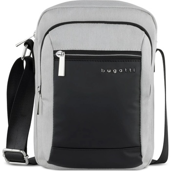 Bugatti taška na doklady přes rameno Sera 49630144 černá/světle šedá