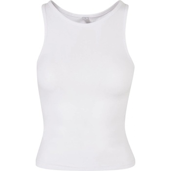 Build Your Brand top Racer Back Bílá