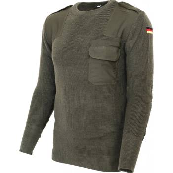 Bundeswehr svetr vlněný BW nový original zelený