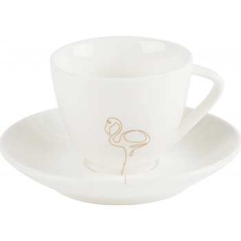 by inspire Espresso šálek s podšálkem FLAMINGO 100 ml