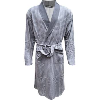 C-Lemon pánský bavlněný župan šedá