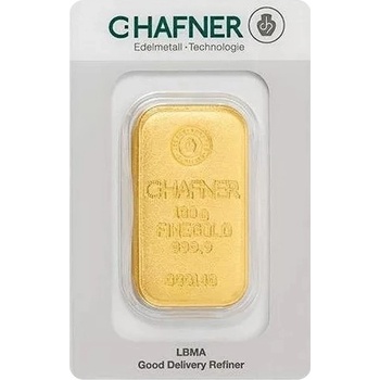 C.Hafner Německo zlatý slitek Litý 100g