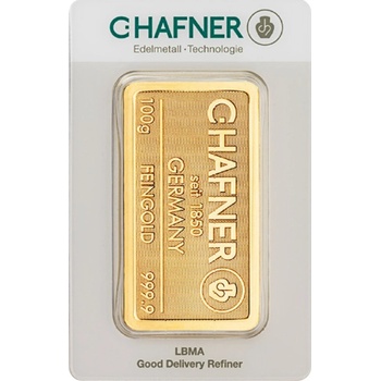 C.Hafner zlatý slitek 100 g