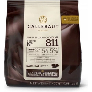 Callebaut Pravá hořká čokoláda 54,5% 400 g