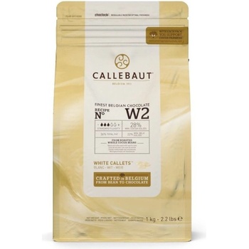 Callebaut W2 28% bílá čokoláda pecky 1 kg