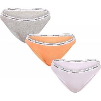 Calvin Klein 3PACK dámské kalhotky vícebarevné (QD5207E-NPA)