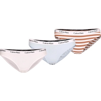 Calvin Klein 3PK BIKINI Dámské kalhotky bílá