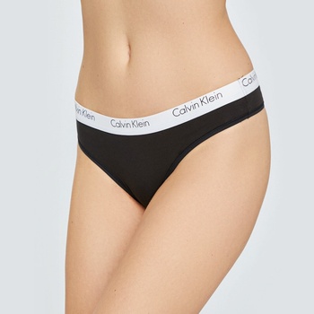 Calvin Klein Calvin Klein 2pack Tanga černá