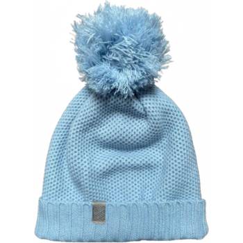 Calvin Klein dámská zimní čepice s bambulí modrá