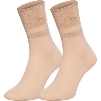 Calvin Klein dámské ponožky 701219847 béžové