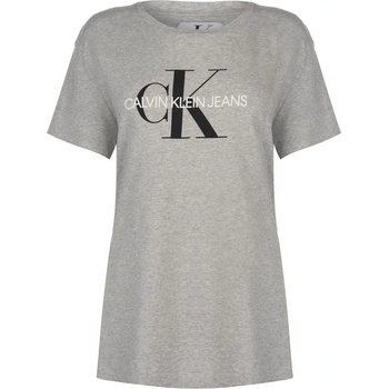 Calvin Klein Jeans Mono Logo T Šedé