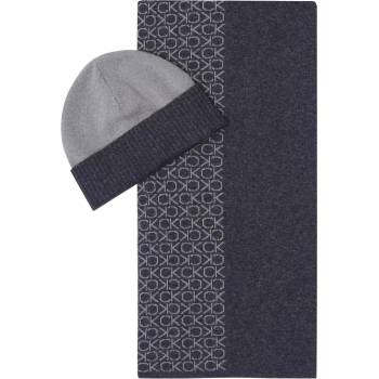 Calvin Klein pánská sada čepice a šála K50K5123900IQ