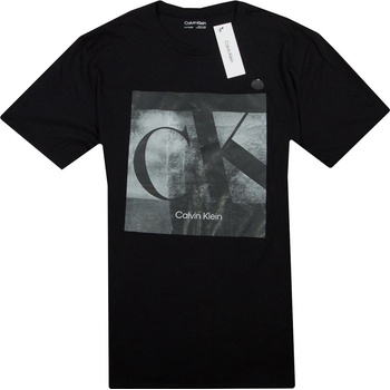 Calvin Klein pánské tričko Graphics Logo Signature blk