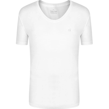 Calvin Klein pánské triko Curve Neck Bílé