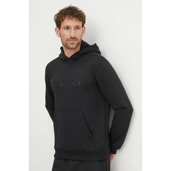 Calvin Klein Performance černá s kapucí s aplikací