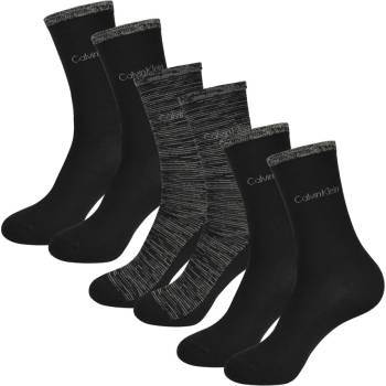 Calvin Klein ponožky 3-pack dámské 701229443 černá