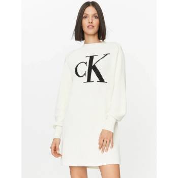 Calvin Klein šaty Jeans J20J222294 béžová