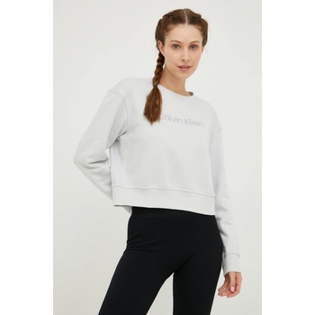 Calvin Klein Tepláková mikina Performance Ck Essentials s potiskem šedá