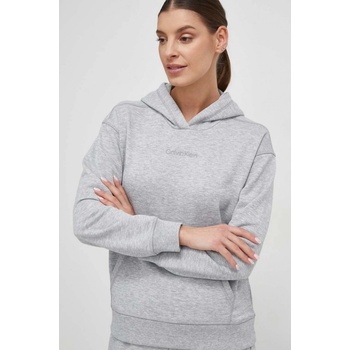 Calvin Klein Tepláková mikina Performance s kapucí 00GWS4W334 šedá