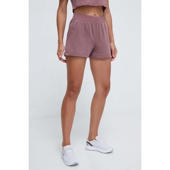 Calvin Klein Tréninkové šortky Performance hladké medium waist 00GWS4S826 růžová