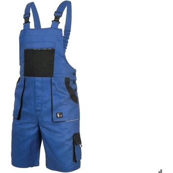 Canis CXS LUXY DENIS Pracovní kraťasy s náprsenkou modré