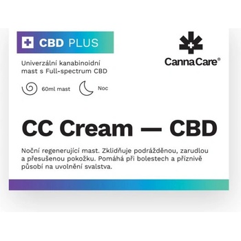 CannaCare Noční konopná mast CC Cream s CBD 60 ml