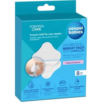 CANPOL babies hydrogelové prsní polštářky s lanolinem 8ks