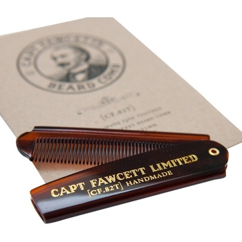 Captain Fawcett Folding Pocket Beard Comb CF.82T - Velký skládací hřeben na vousy a knír