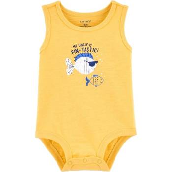 CARTER'S Body bez rukávů Yellow Fish kluk