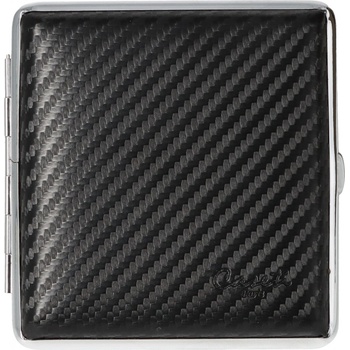 Caseti cigaretové pouzdro carbon černé 20 cig.