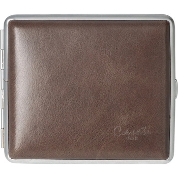 Caseti kožená tabatierka 18 ks šedá