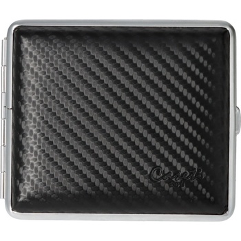 Caseti kožená tabatierka 18 ks uhlíková