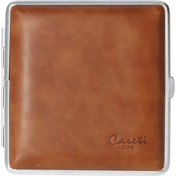 Caseti kožená tabatierka 20 ks hnědá