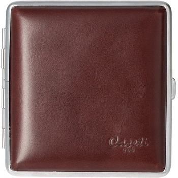 Caseti kožená tabatierka 20 ks tmavě hnědá