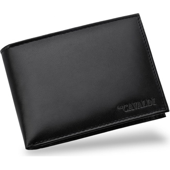 Cavaldi Klaklasická kožená Pánská horizontální černá
