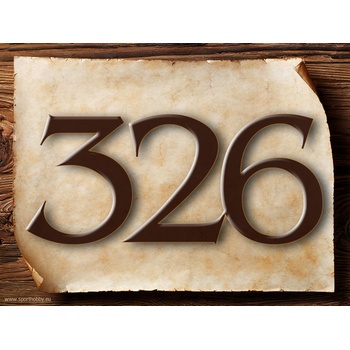 Cedulky sport hobby Cedulka domovní číslo/CD2028 Velikost: 15x11