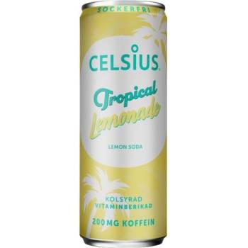 Celsius Energy Drink Tropical Lemonade lemon soda 355 ml