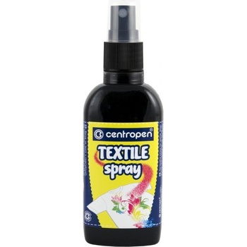 CENTROPEN Barva na textil 1139 sprej 110 ml černá